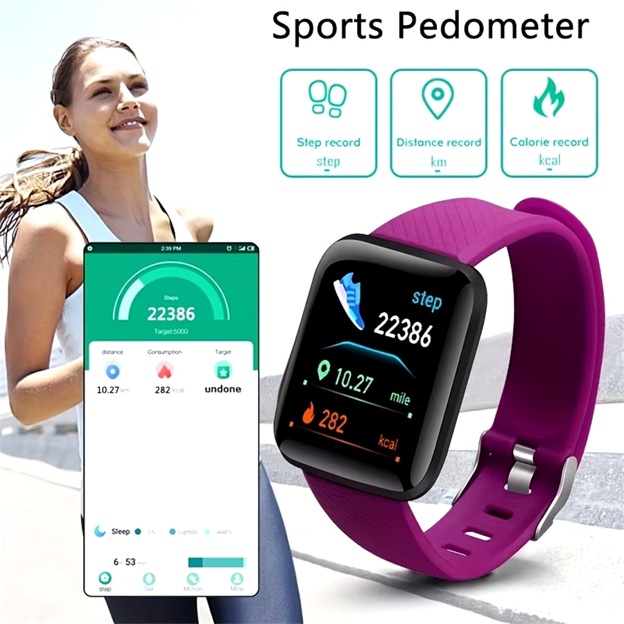 Smartwatch Men Women Wristwatches Smart Watch Message Fitness Monitor Bracelet Birthday Gift Electronic Clock for Android IOS